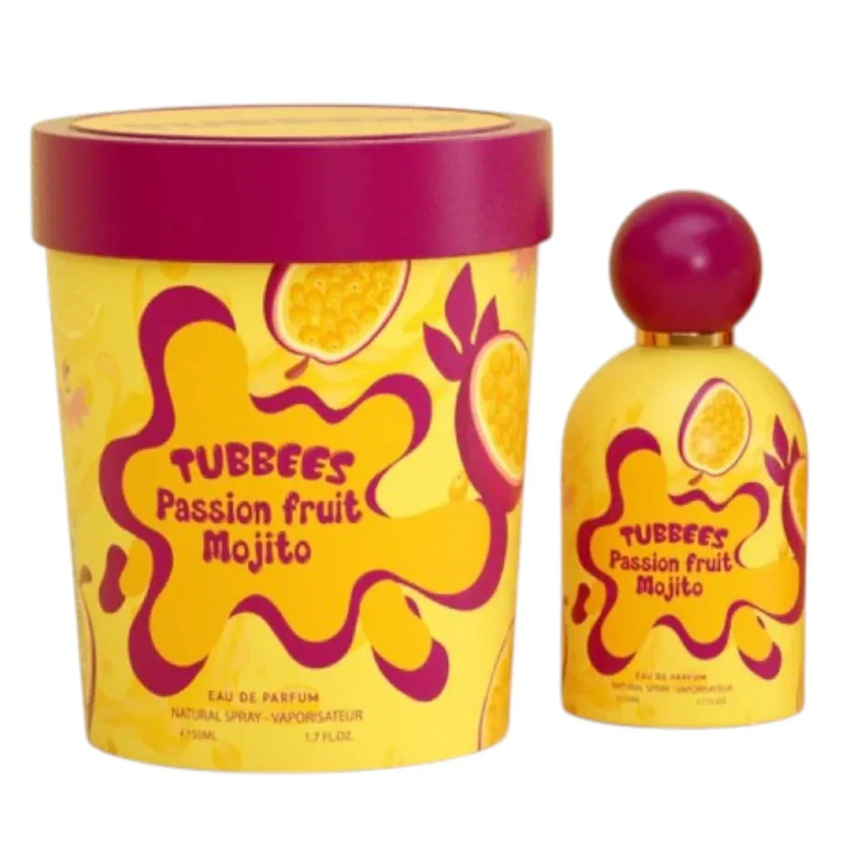 Tubbees Passion Fruit Mojito – Perfume Árabe Unisex Fresco, Tropical y Refrescante