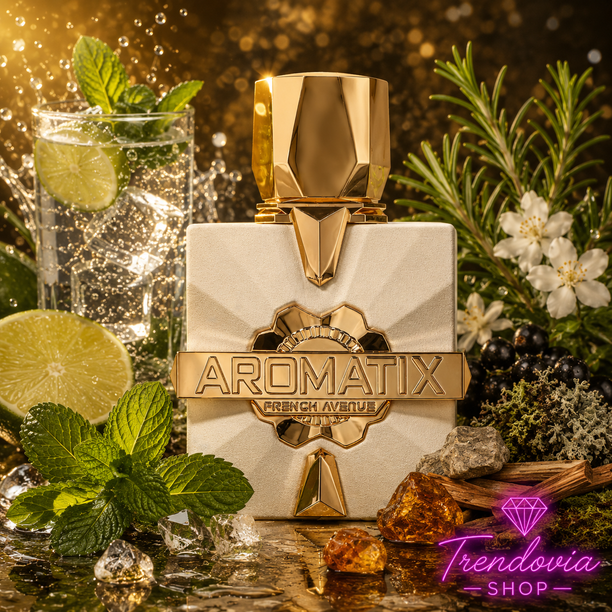 🌿✨ Platine Blanc Aromatix X  – Perfume Árabe Unisex 100 ml