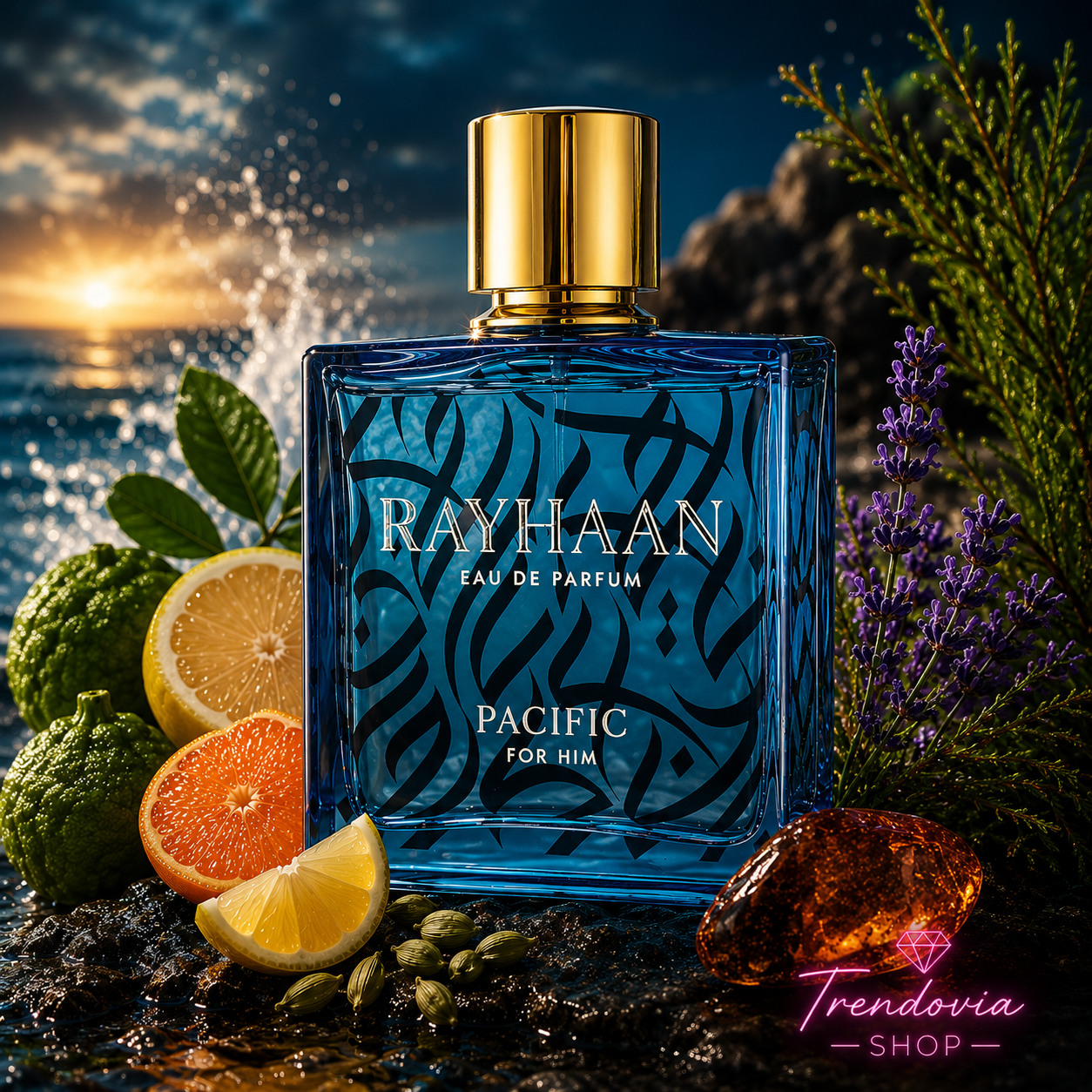 🌊✨ Pacific – Perfume Árabe Masculino 100 ml