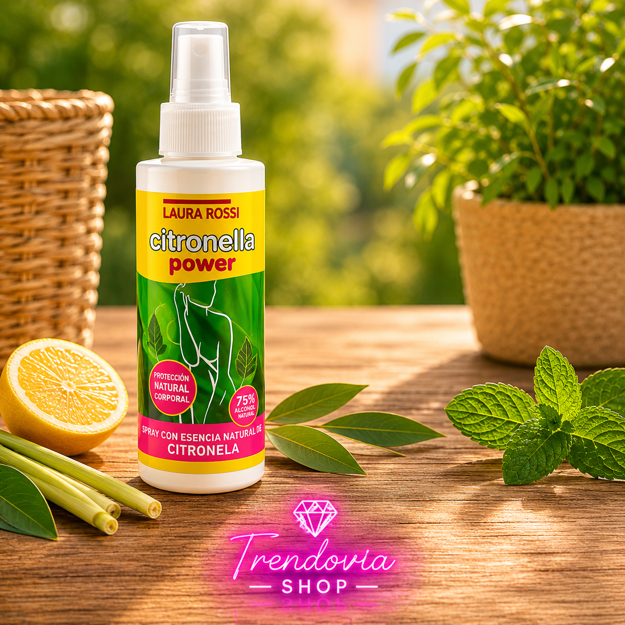 🌿🦟 Spray Citronela Power Laura Rossi