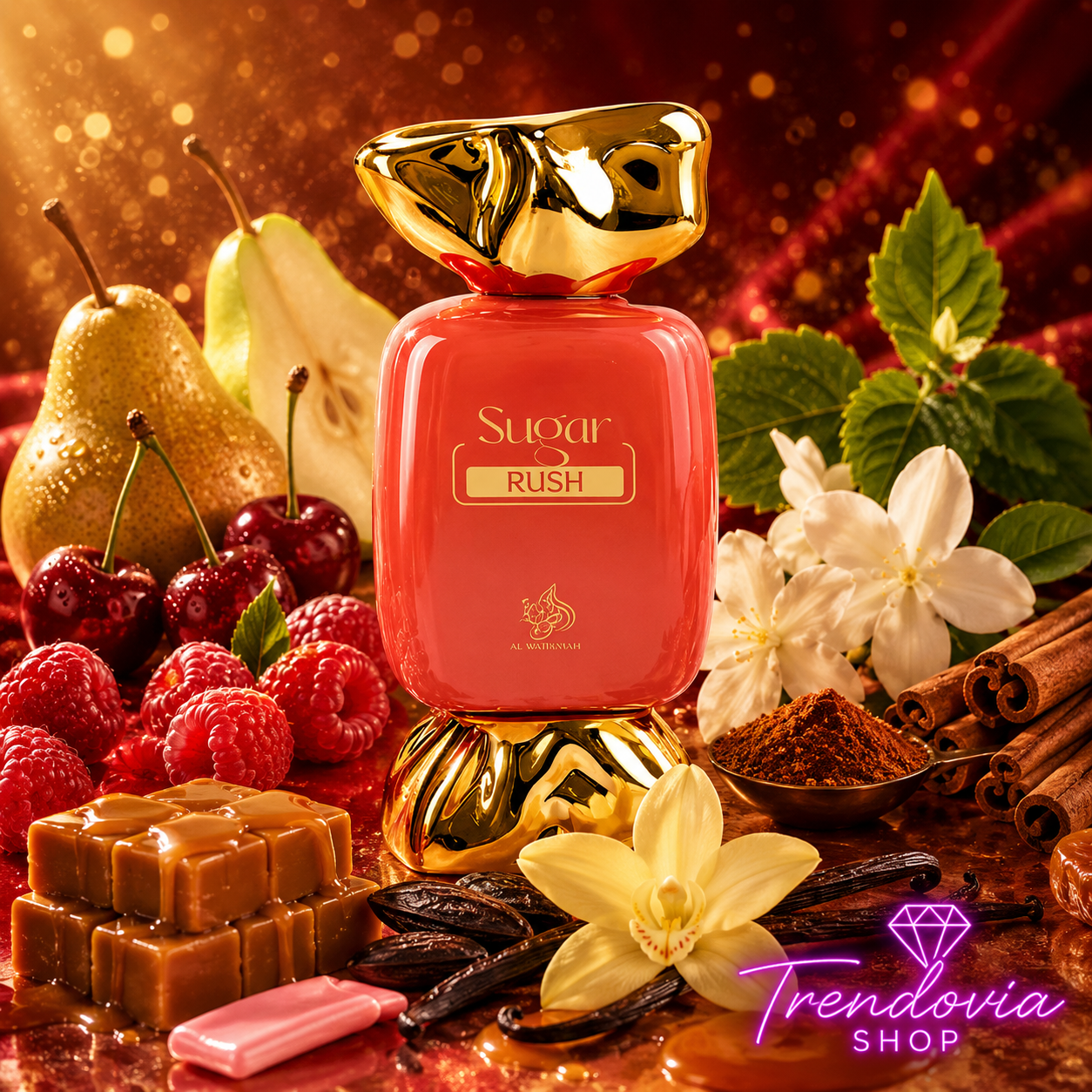 🍬🍒 Al Wataniah Munchies Sugar Rush – Perfume Árabe Unisex 100 ml