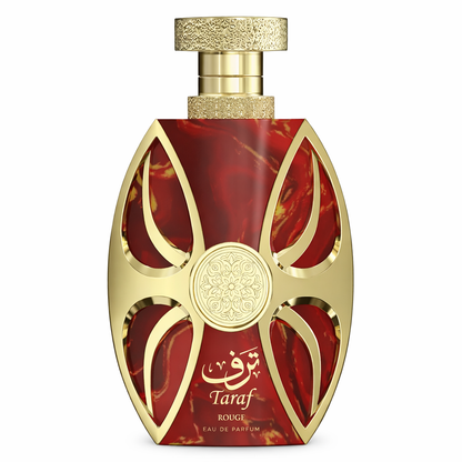 Perfume Árabe Taraf Rouge Amaran Exclusive – Eau de Parfum Intenso y Frutal con Frambuesa, Cereza y Rosa Turca – 100 ml