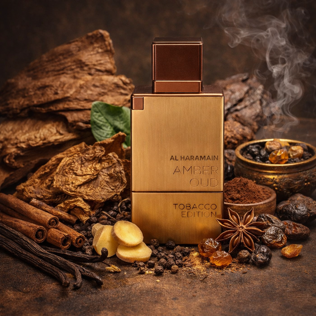 Amber Oud Tobacco Edition – Perfume Árabe Intenso y Especiado Eau de Parfum 60 ml