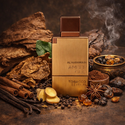 Amber Oud Tobacco Edition – Perfume Árabe Intenso y Especiado Eau de Parfum 60 ml