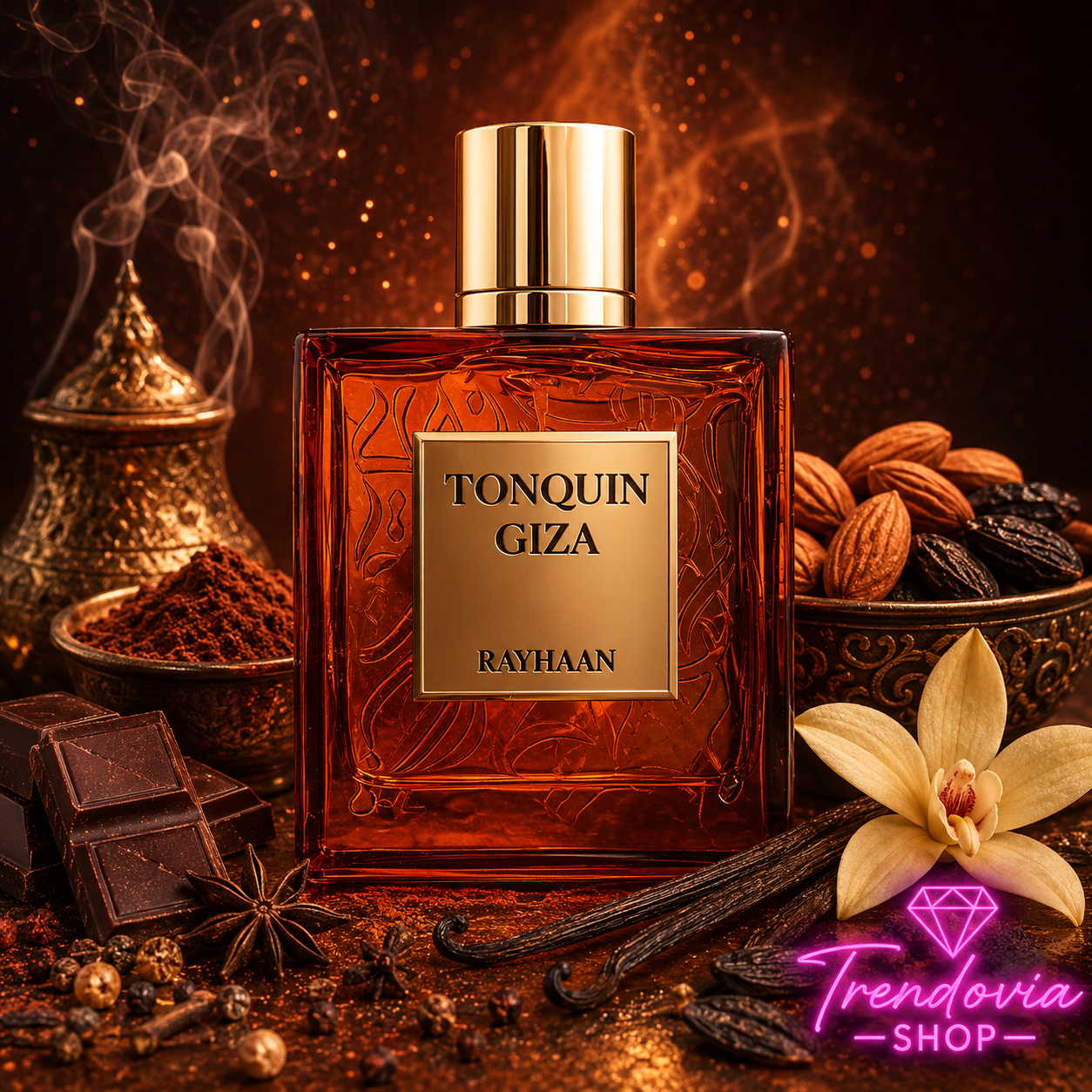🍫✨ Tonquin Giza  – Perfume Árabe Unisex 100 ml