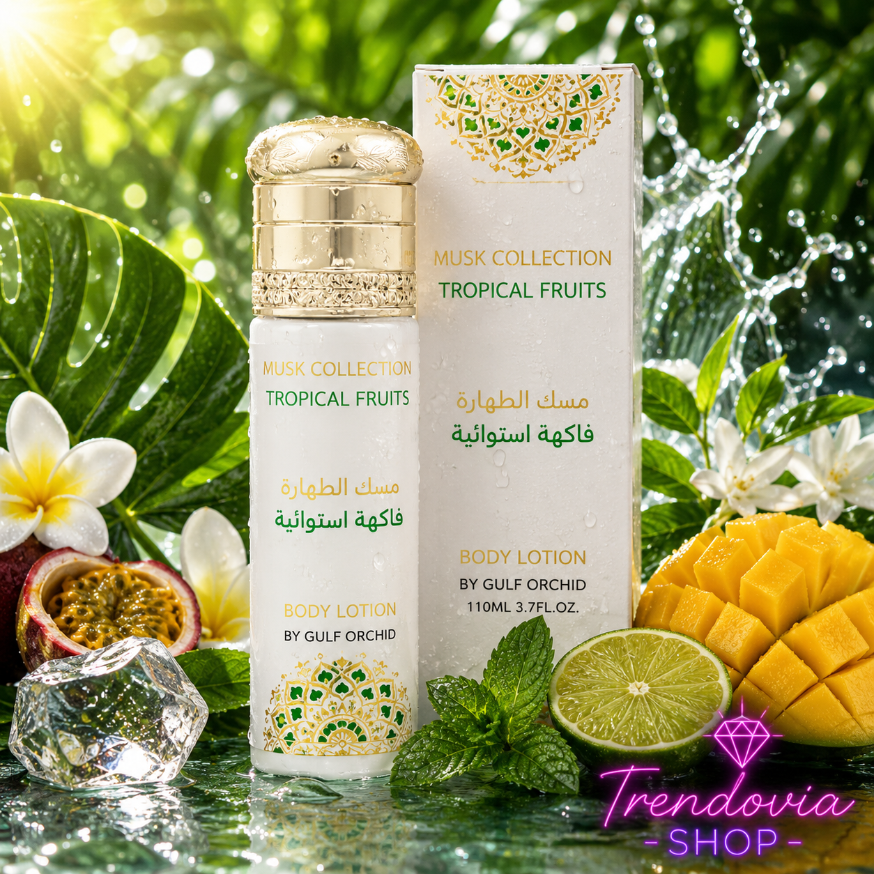 Loción corporal perfumada Musk Tahara
