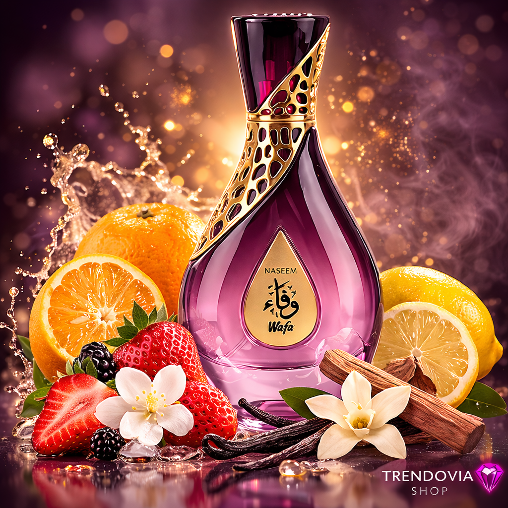 Wafa perfume árabe femenino sin alcohol 55 ml | Fresa y Vainilla