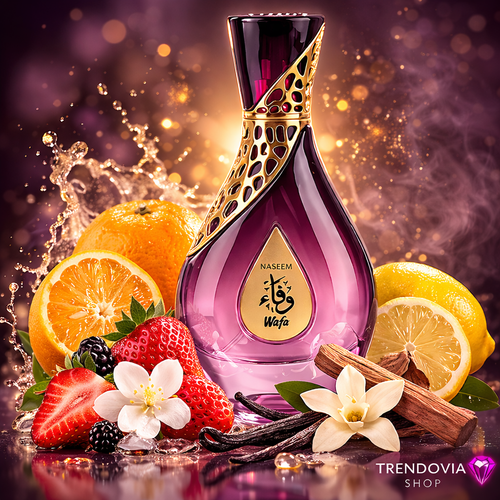 Wafa perfume árabe femenino sin alcohol 55 ml | Fresa y Vainilla
