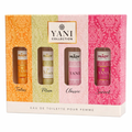 Pack Discovery Mini Fragancias Yani Collection Prady – Set 4 Eau de Toilette Mujer 33 ml | Estuche Descubrimiento Fragancias Dulces y Elegantes